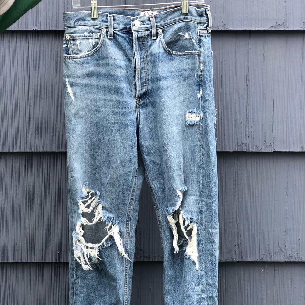 Agolde Mid-rise 90’s Fit color Fall Out